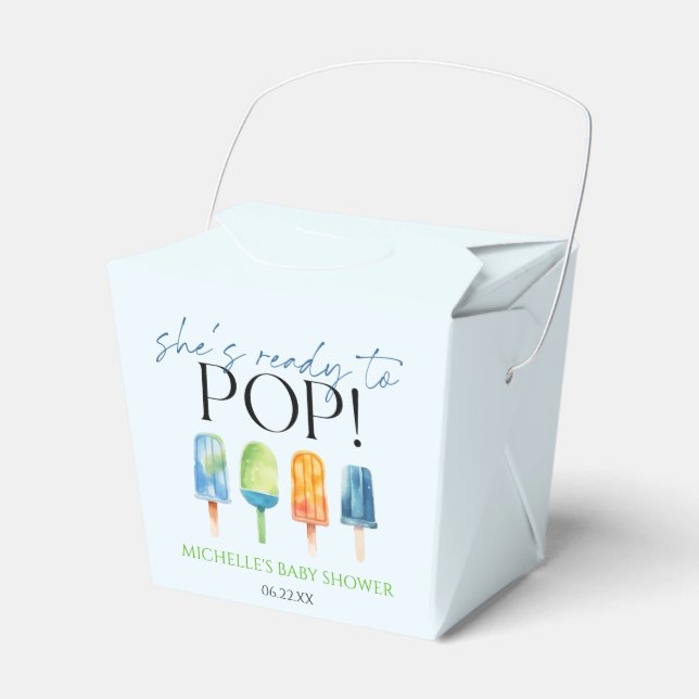Ballotins Elle est prête à pop ! Baby shower Popsicle (Verso)