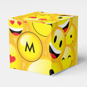 Ballotins Emoticon Jaune du parti Emoji - Modèle de visage