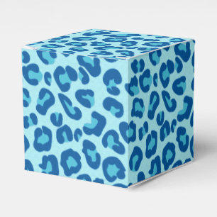 Ballotins Empreinte de léopard en bleu clair à bleu foncé