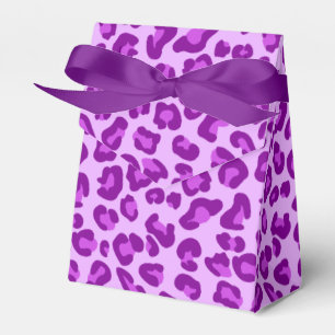 Ballotins Empreinte de léopard en violet profond et lavande
