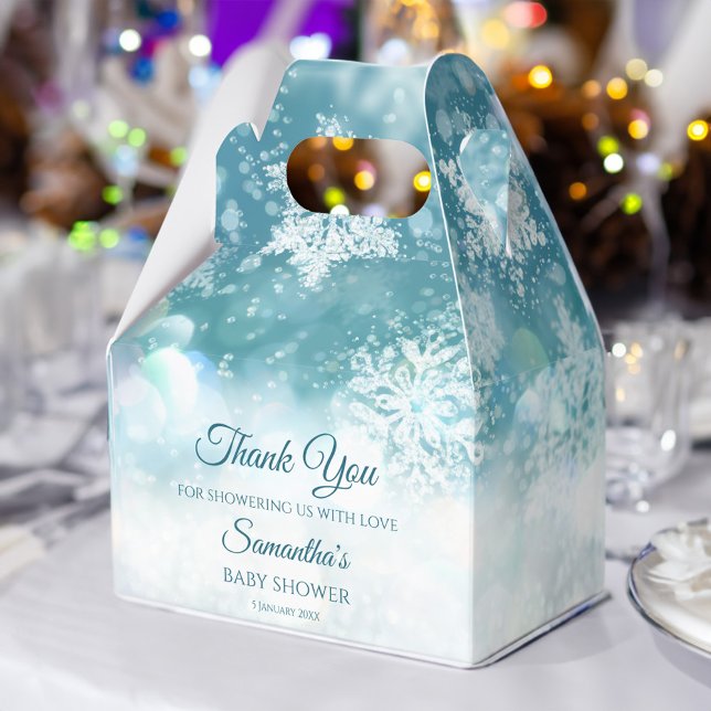 Ballotins Enfant d'hiver il fait froid dehors baby shower (Winter baby it's cold outside baby shower favor box)