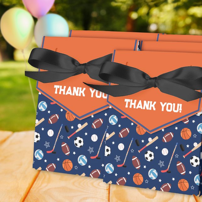 Ballotins Enfants Motif sportif sur Blue & Orange Anniversai (Créateur téléchargé)