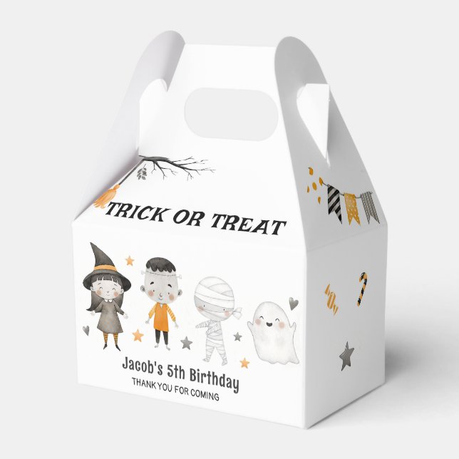 Ballotins Enfants Trick ou traiter Halloween Ballotin d'anni (Verso)