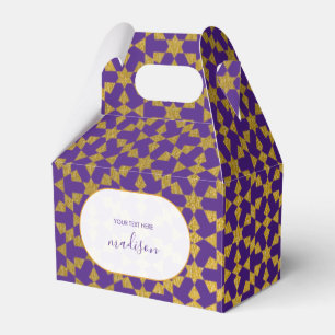 Ballotins Ethnic Marocaine Purple & Gold Party