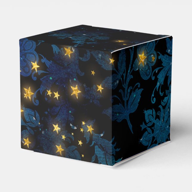 Ballotins Étoiles mystiques Damas florales (Arrière)