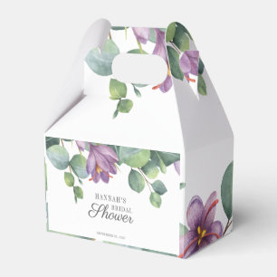 Ballotins Eucalyptus Floral Aquarelle Fête des mariées Scrip