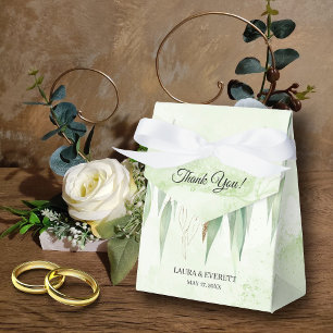 Ballotins Eucalyptus Mariage de feuillage vert or