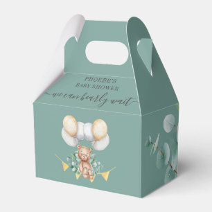 Ballotins Eucalyptus Vert Bois Baby shower animal