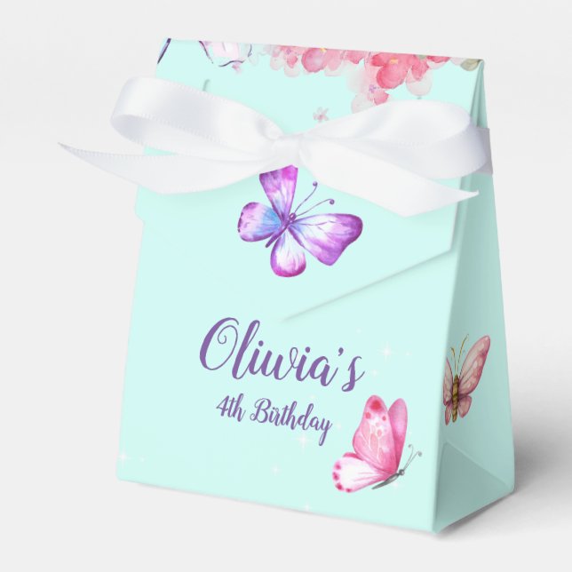 Ballotins Fairy Party Garden Fairy Anniversaire Ballotin (Verso)