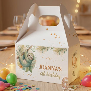 Ballotins Faisons la fête enfants d'anniversaire de paresseu