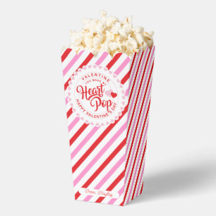 Ballotins Faites mon coeur Pop Valentine rose et rouge Strip