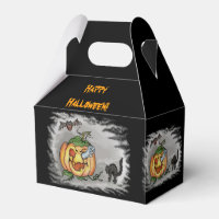 Fantôme, chauve-souris et chat, Bonne Halloween !
