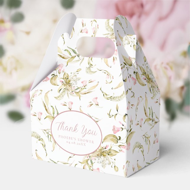 Ballotins Fard à joues aquarelle floral mariage gable (Créateur téléchargé)