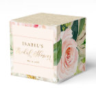 Fard Rose Floral Aquarelle & Kraft Fête de Mariage