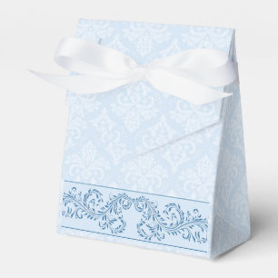 Ballotins Favoriser/Boîte Cadeau - Icy Blue Damask