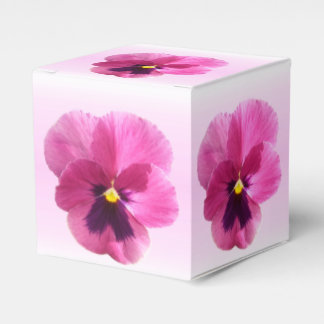 Ballotins Favoriser/Boîte cadeau - Pansy Rose foncé