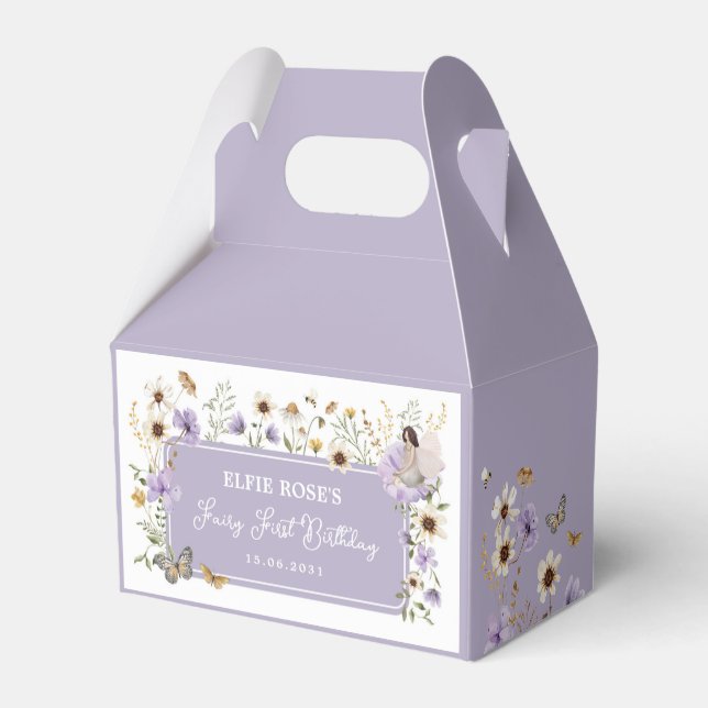 Ballotins Fée fleur sauvage Muet Purple Garden Tea Party (Arrière)