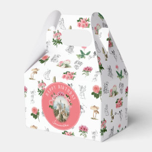 Ballotins Fées Rose Floral Champignons Fairy Castle Annivers