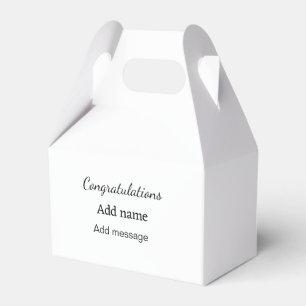 Ballotins Félicitations ajouter un message de nom simple dip