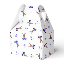 Festif Blue Kasky Christmas Reindeer