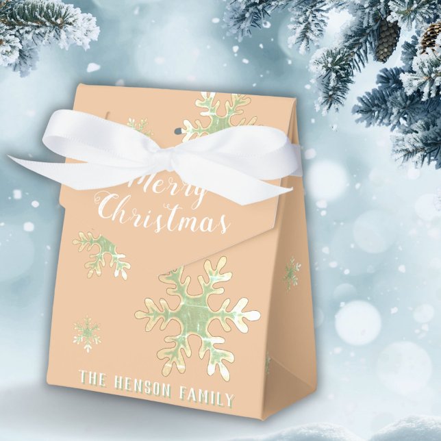 Ballotins Festif Joyeux Noël Flambeau de neige Nom de famill (Créateur téléchargé)