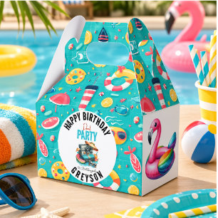 Ballotins Fête d'anniversaire 2 ans au bord de la piscine en
