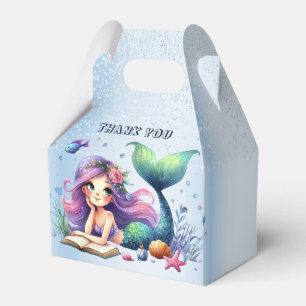 Ballotins Fête d'anniversaire aquarelle Sirène Mer Vie migno