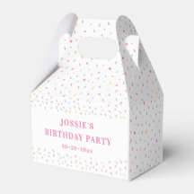 Fête d'anniversaire aux paillettes colorées