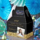 Fête d'anniversaire Black Gold Parties scintillant