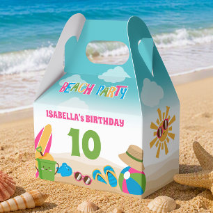 Ballotins Fête d'anniversaire colorée et mignonne sur le thè
