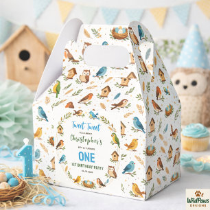 Ballotins Fête d'anniversaire de 1 an des Oiseaux Mignons –