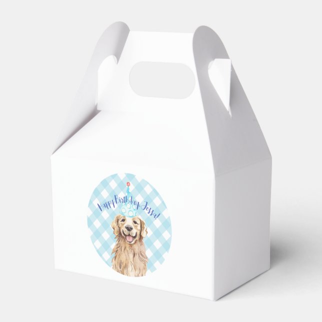 Ballotins Fête d'anniversaire de chien Ballotin personnalisé (Verso)