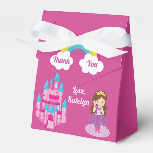 Ballotins Fête d'anniversaire de la petite princesse rose pe (Verso)