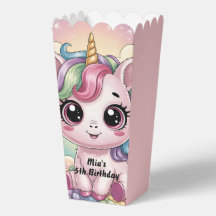 Fête d'anniversaire de licorne de bébé mignonne ar