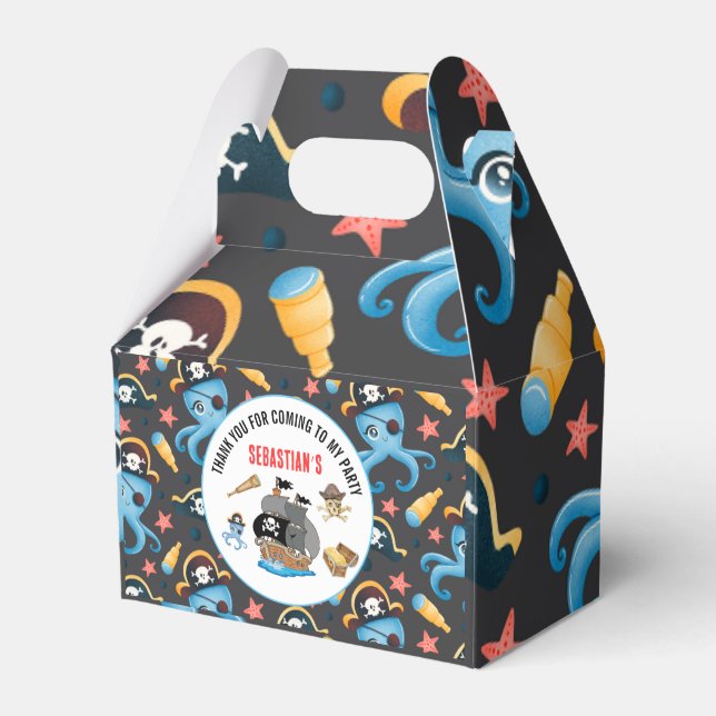 Ballotins fête d'anniversaire de pirates (Verso)