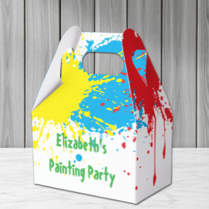 Ballotins Fête d'anniversaire pour enfants avec peinture