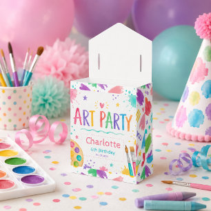 Ballotins Fête d'art colorée pour enfants 6e anniversaire pe