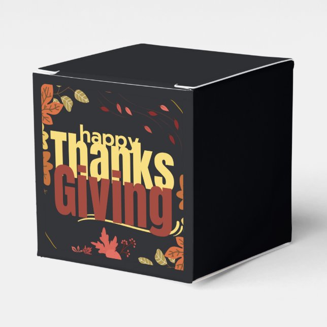 Ballotins "Fête d'automne : Fêtez Thanksgiving avec nous" (Verso)