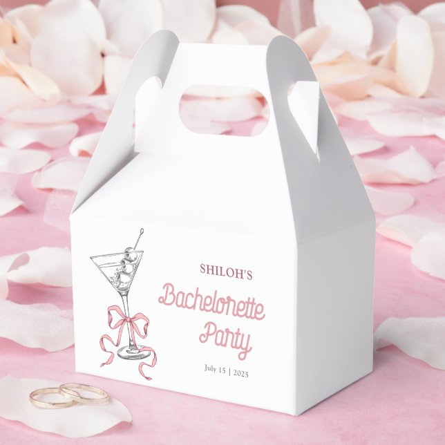 Ballotins Fête de Bachelorette Arc-en-Ciel Rose Martini à l' (Mariage)