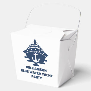 Ballotins Fête de bateau d'ancre nautique personnalisée
