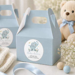 Ballotins Fête de Bébé Garçon Eléphant Bleu Adorable