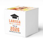 Fête de graduation personnalisée Photo orange mode