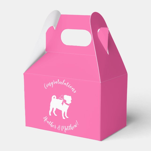 Ballotins Fête de la fête du chien Carlin rose (Verso)