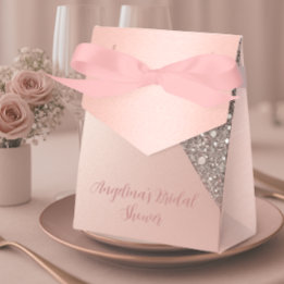 Ballotins Fête de mariage élégante rose doré
