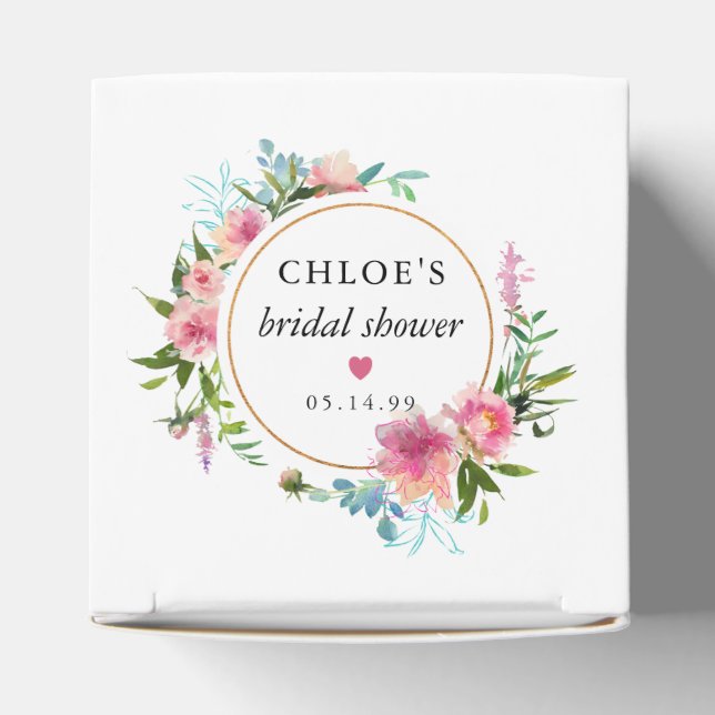 Ballotins Fête de mariage floral Paeonia rose rustique (Haut)