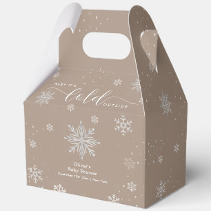 Ballotins Fête de naissance de bébé flocon de neige magique