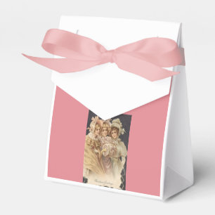 Ballotins Fête de Noël Victorienne Vintage rose