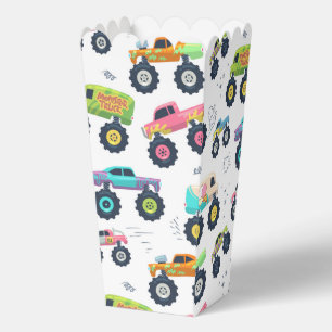 Ballotins Fête d'enfants moderne avec camion monstre coloré