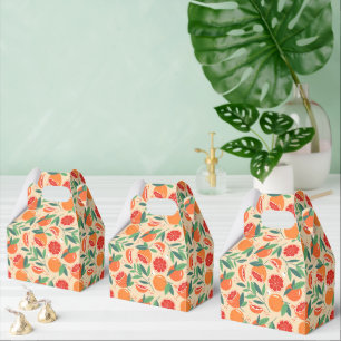 Ballotins fête des agrumes d'orange mignonne Favoriser Box