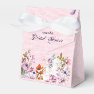 Ballotins Fête des mariées à thème Fleurs d'aquarelle Tea Pa
